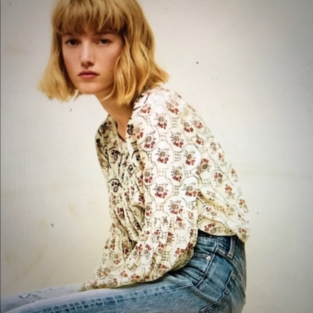 Anthropologie - Floreat Sala Blouse